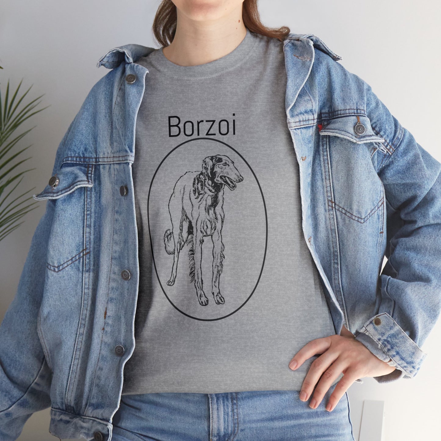 Borzoi T-Shirt, European Hound Tee