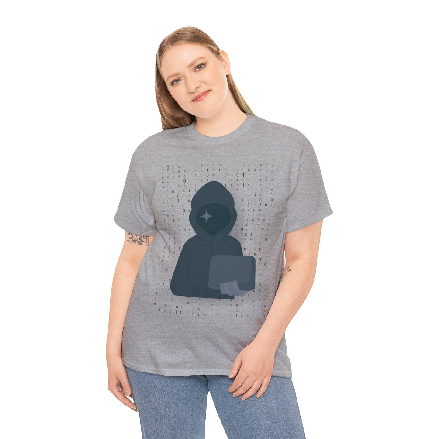 Hacker Tee! Unisex, Binary Numbers, Cyber Security Tee
