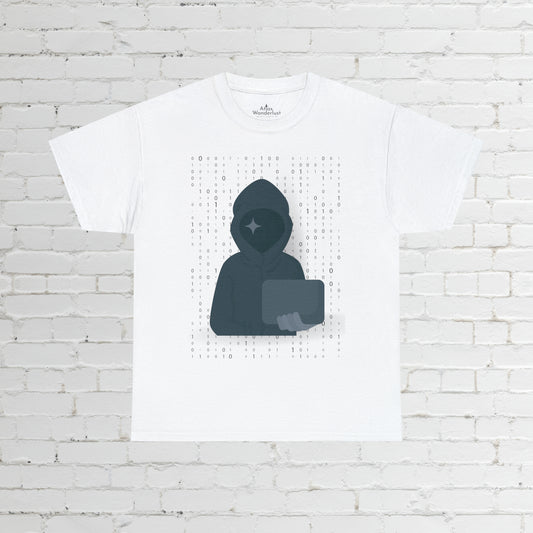 Hacker Tee! Unisex, Binary Numbers, Cyber Security Tee