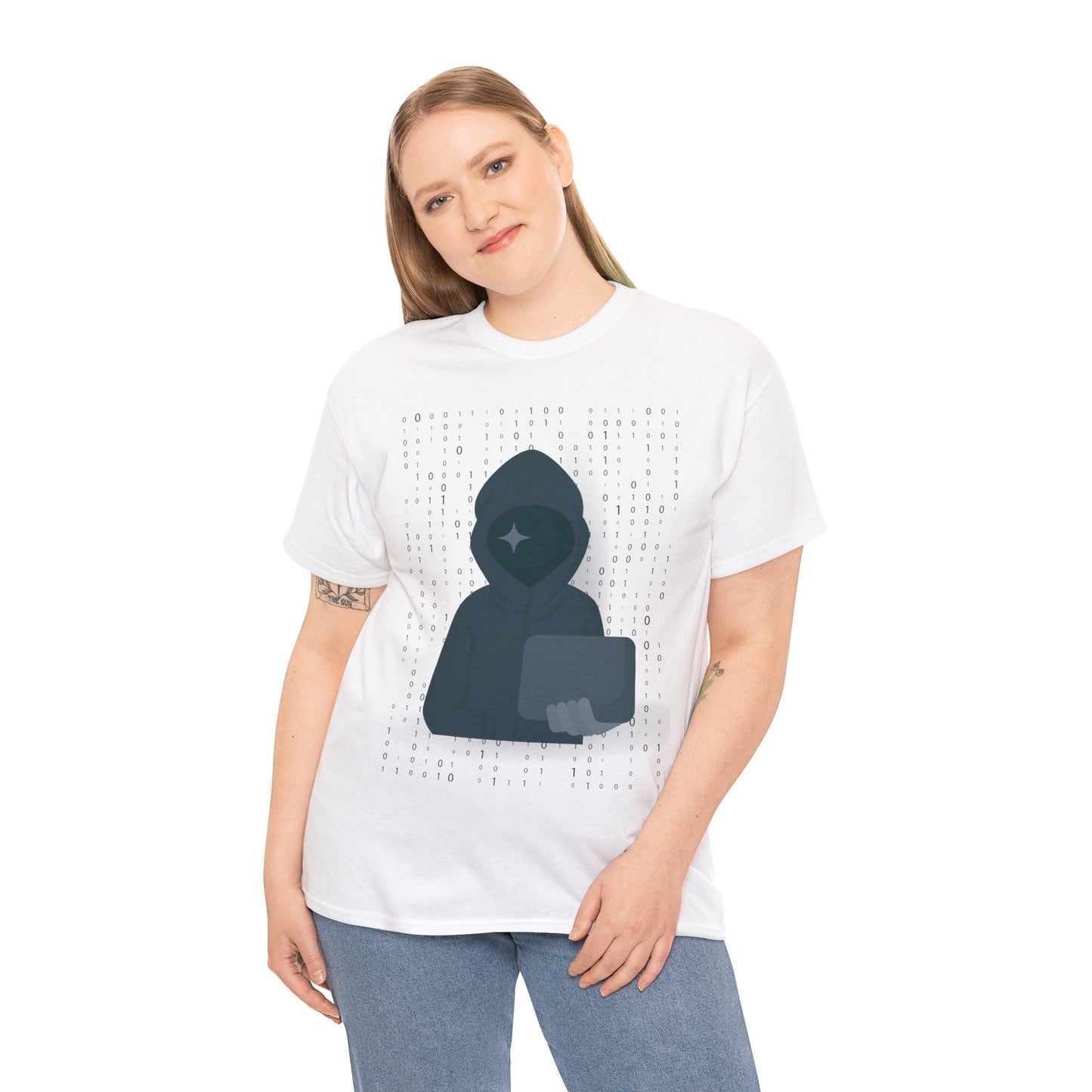 Hacker Tee! Unisex, Binary Numbers, Cyber Security Tee