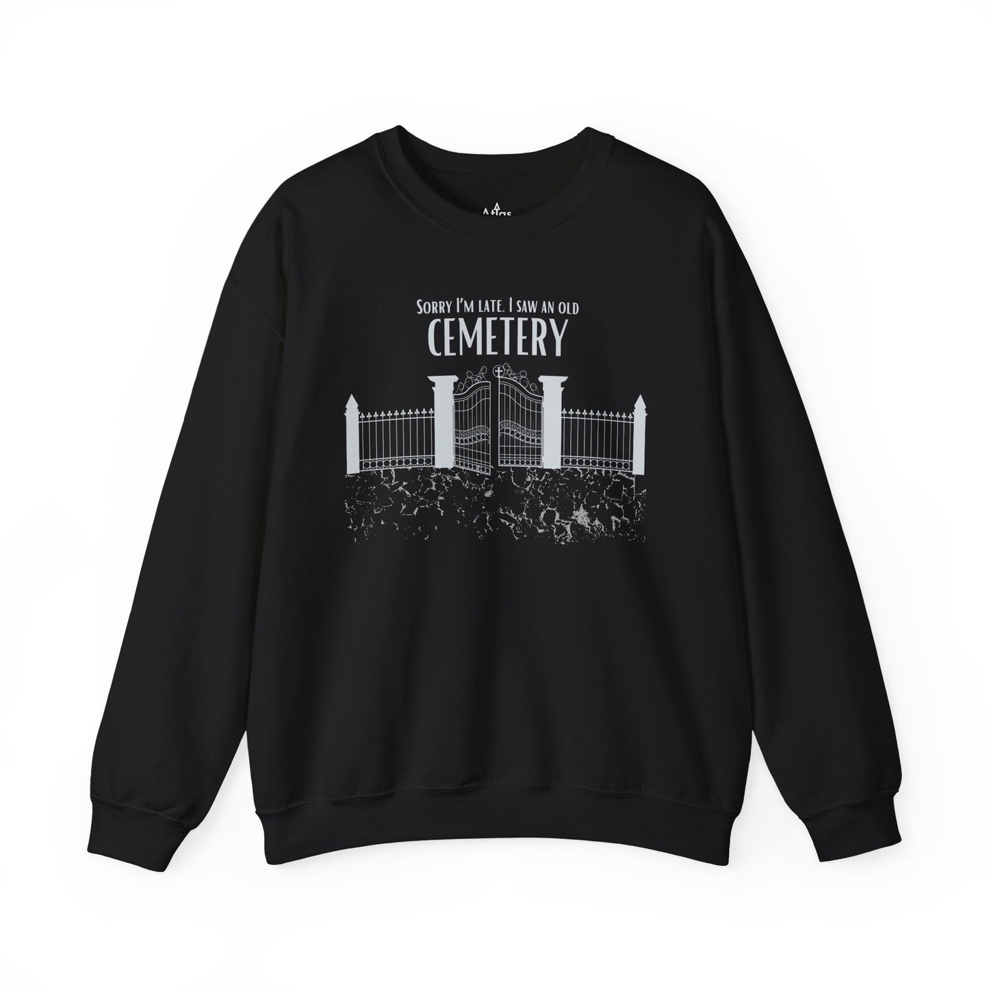 Cemetery Gate Sweatshirt Black Unisex
