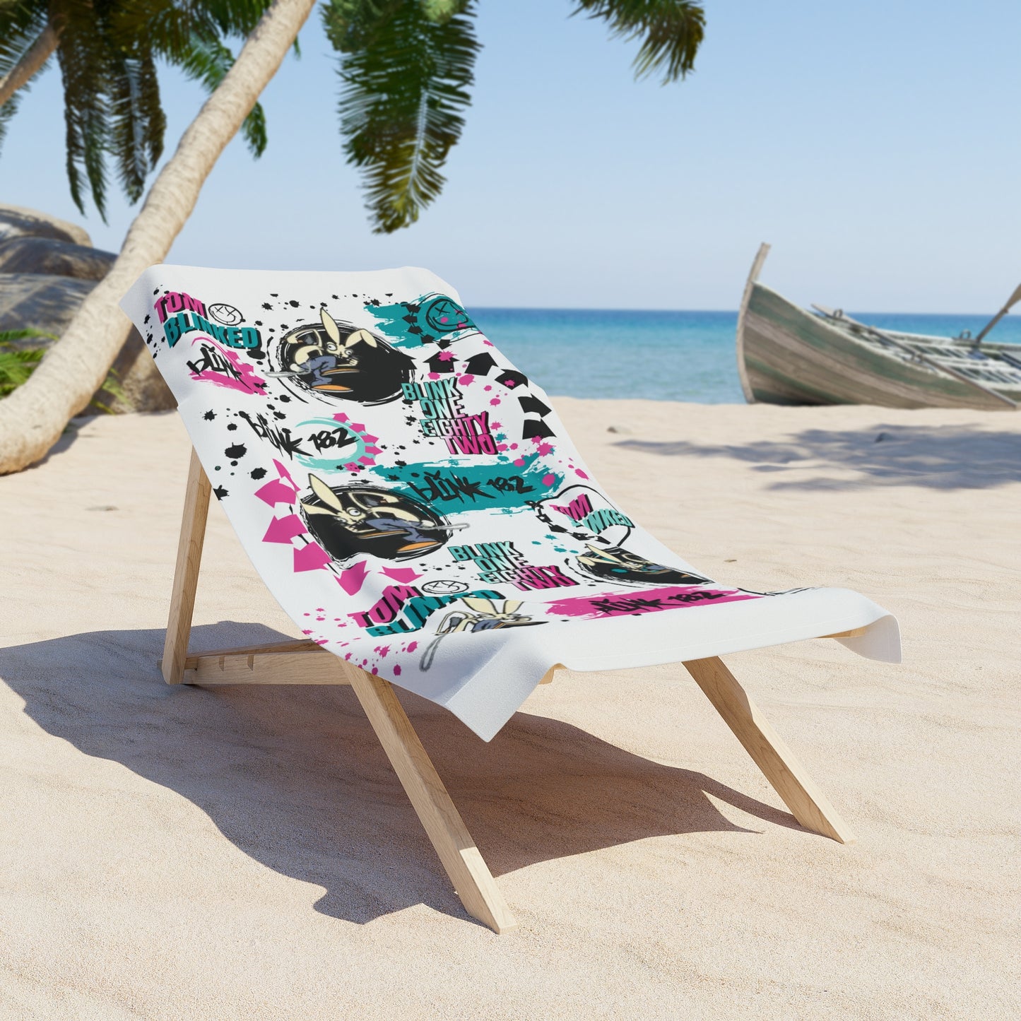Blink 182 Beach Towel