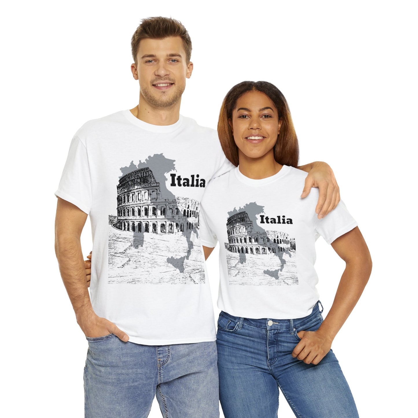 Italia Colosseum T-Shirt, Italian Architecture Tee