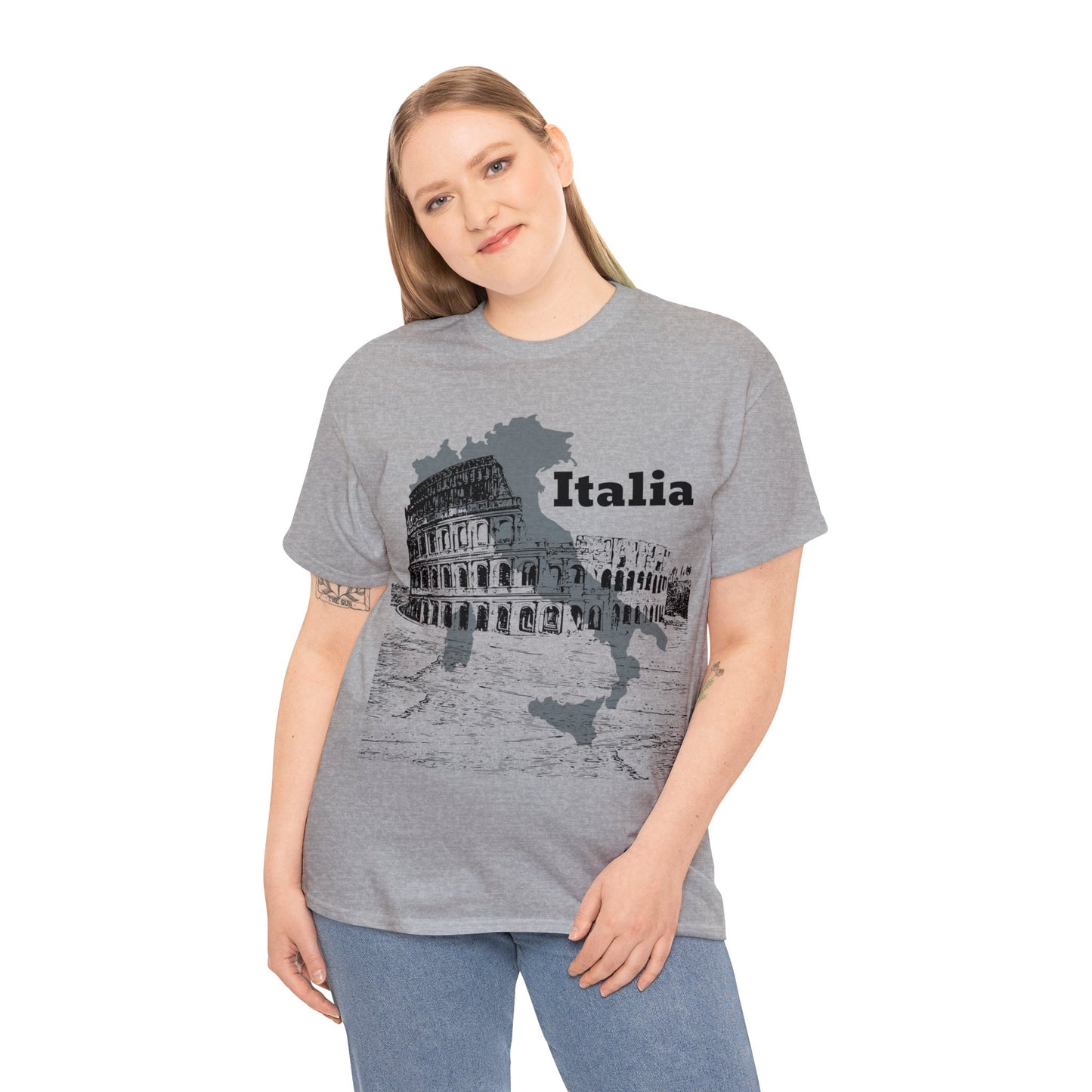 Italia Colosseum T-Shirt, Italian Architecture Tee