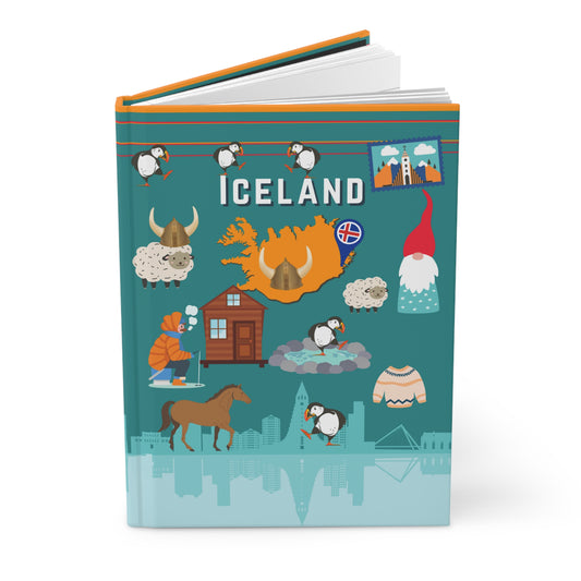 Iceland Notebook Travel Journal Hardcover