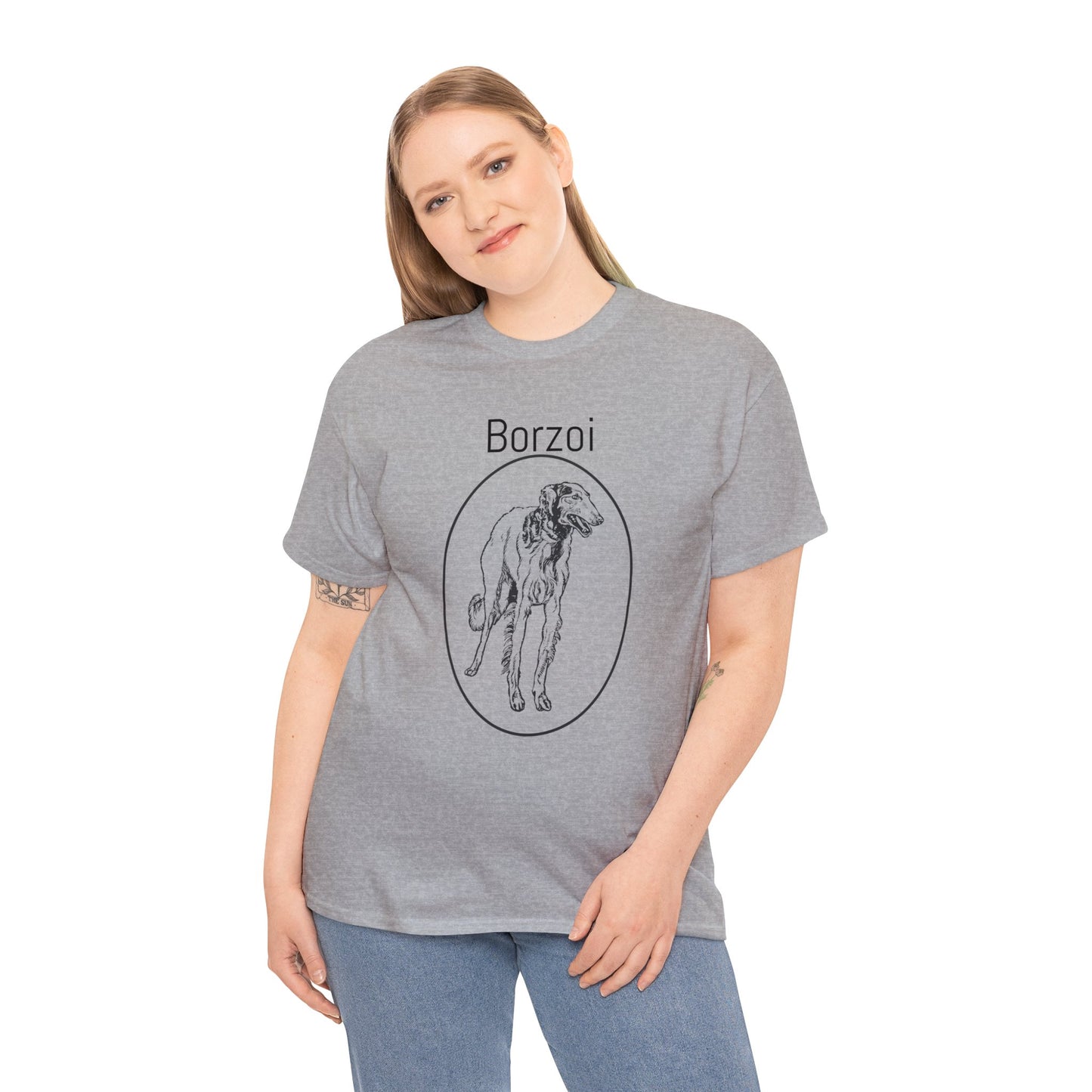 Borzoi T-Shirt, European Hound Tee