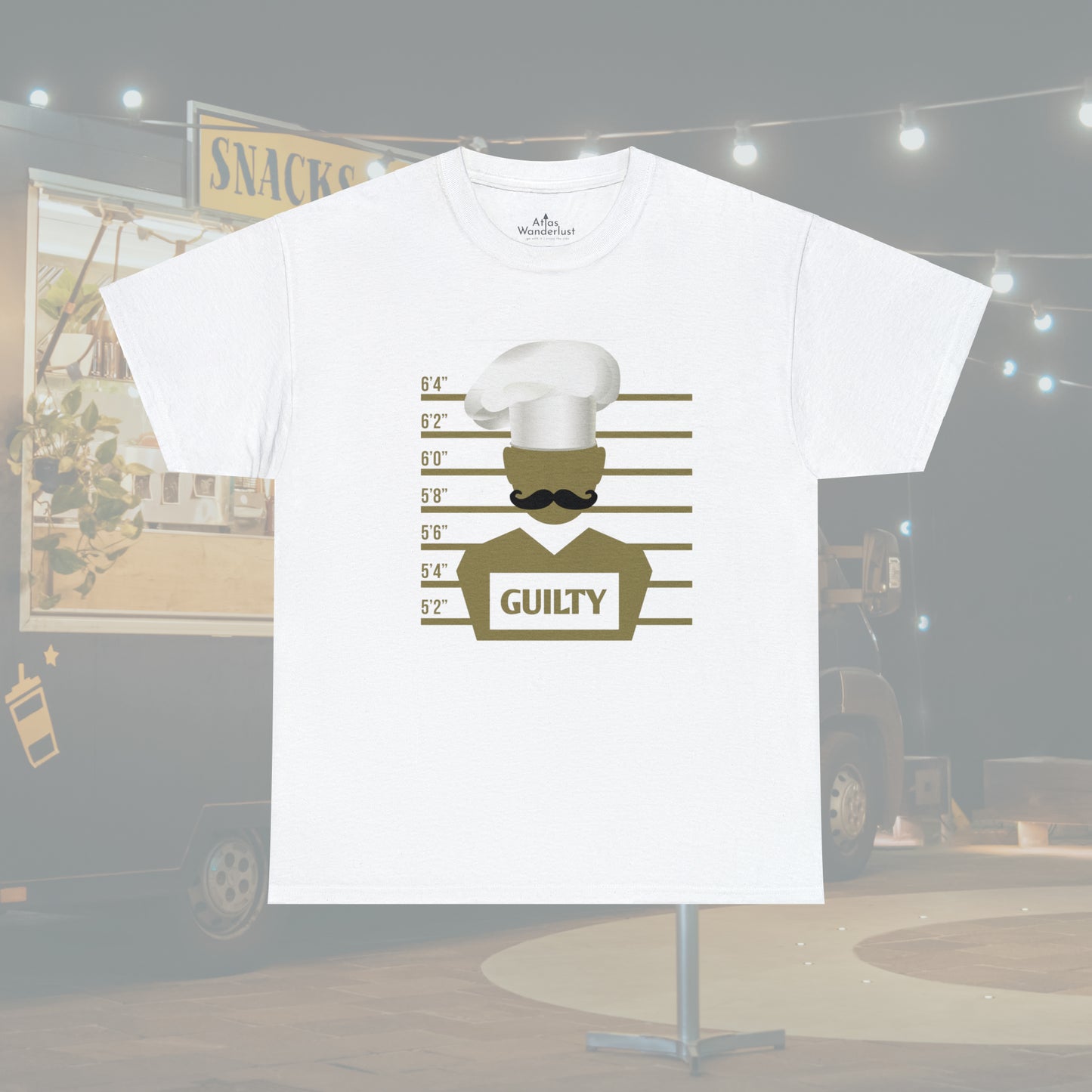 Chef Mugshot T-Shirt, Killer Cook Tee