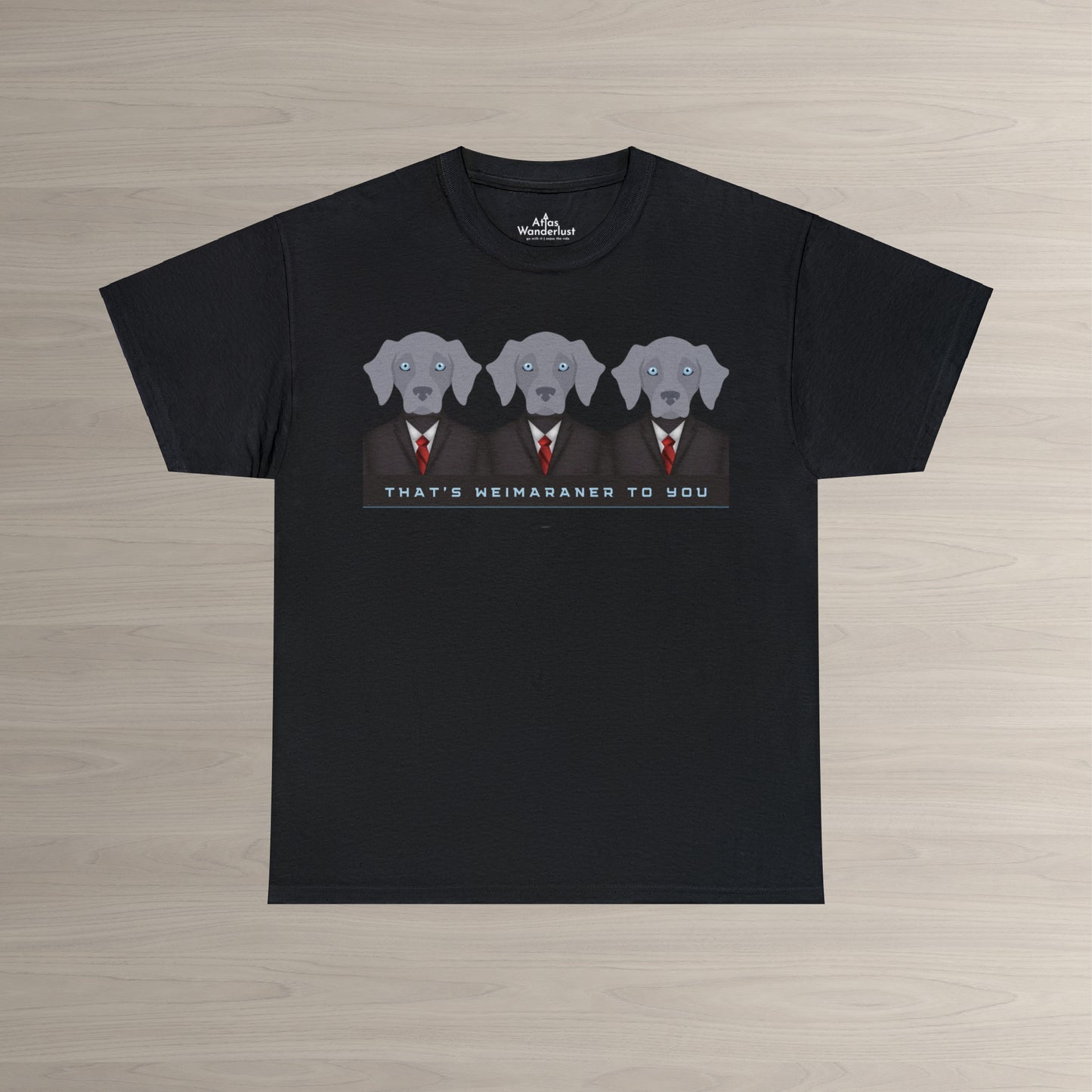 Weimaraner T-Shirt, Well-Suited Weim Tee