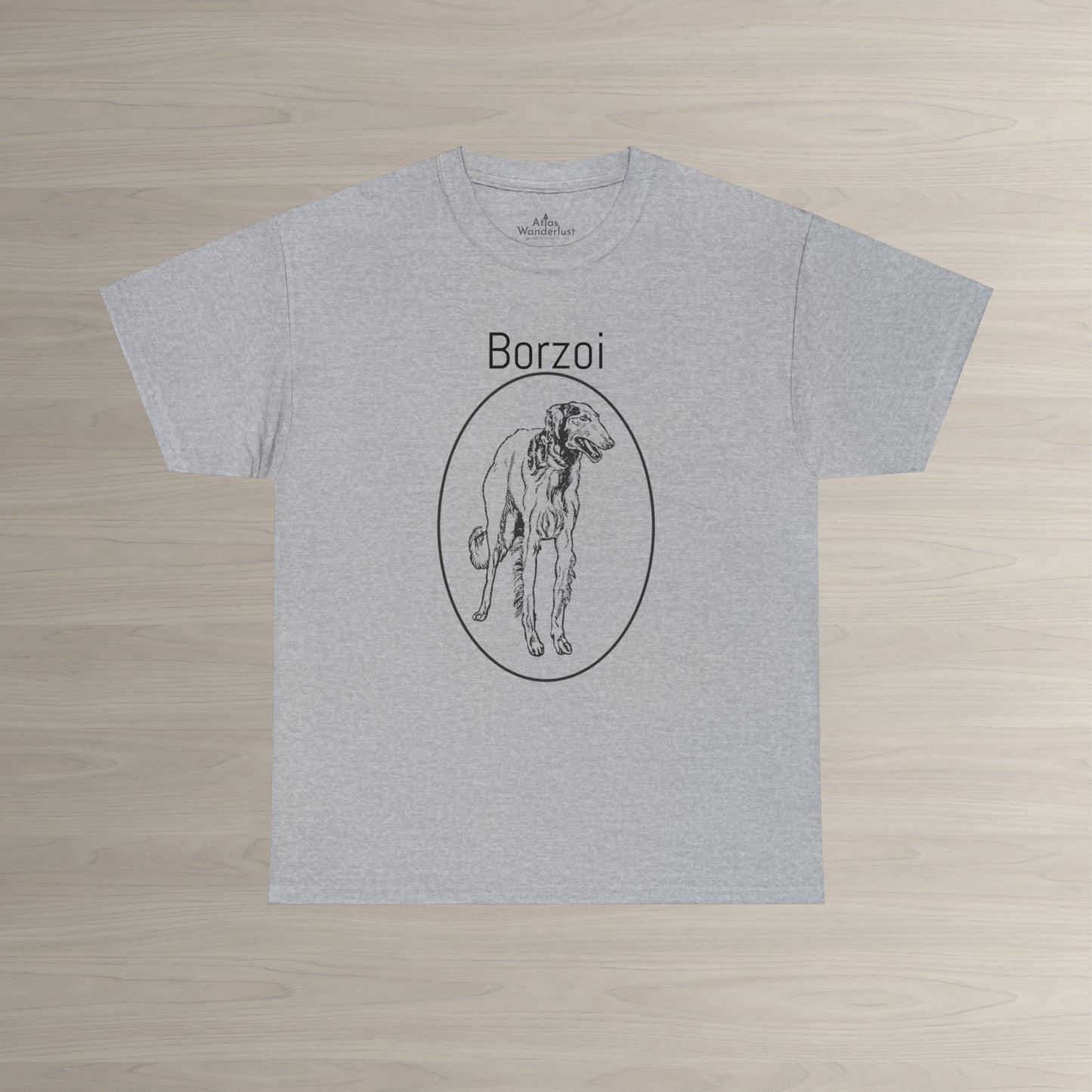 Borzoi T-Shirt, European Hound Tee