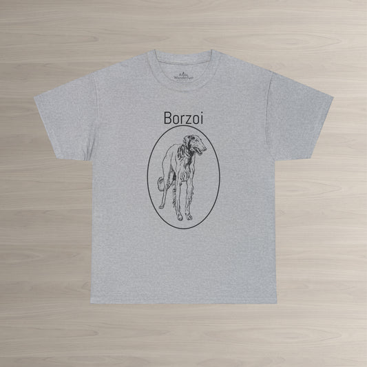 Borzoi T-Shirt, European Hound Tee