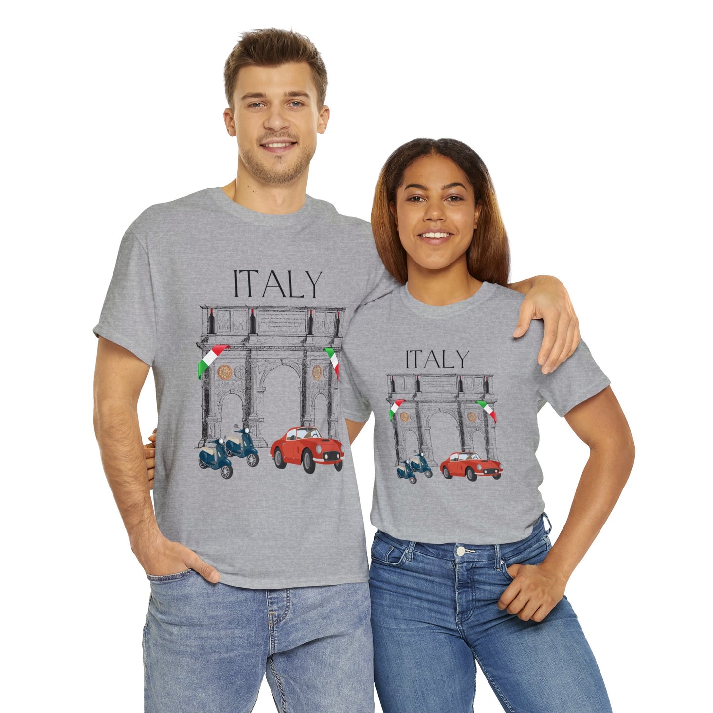 Italy T-Shirt Italian Culture Tee Italia Unisex Classic Fit