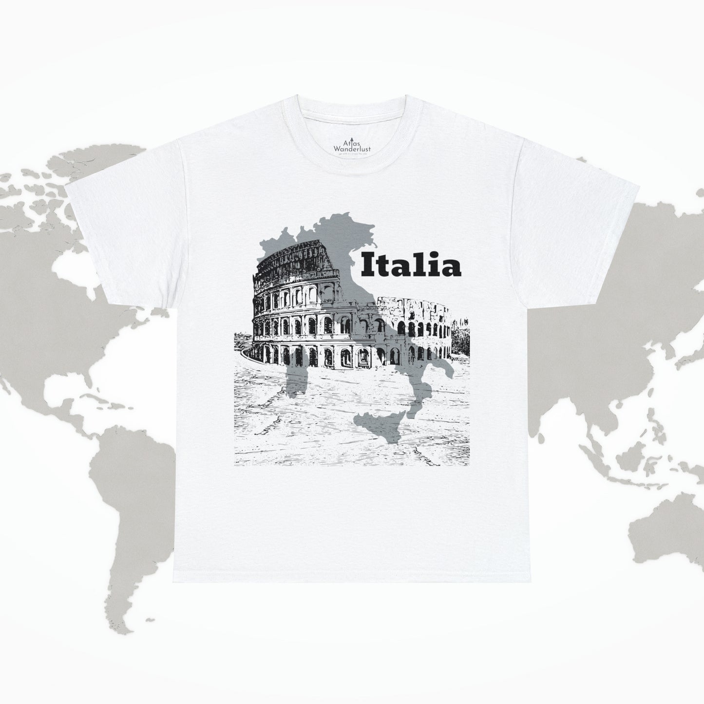 Italia Colosseum T-Shirt, Italian Architecture Tee