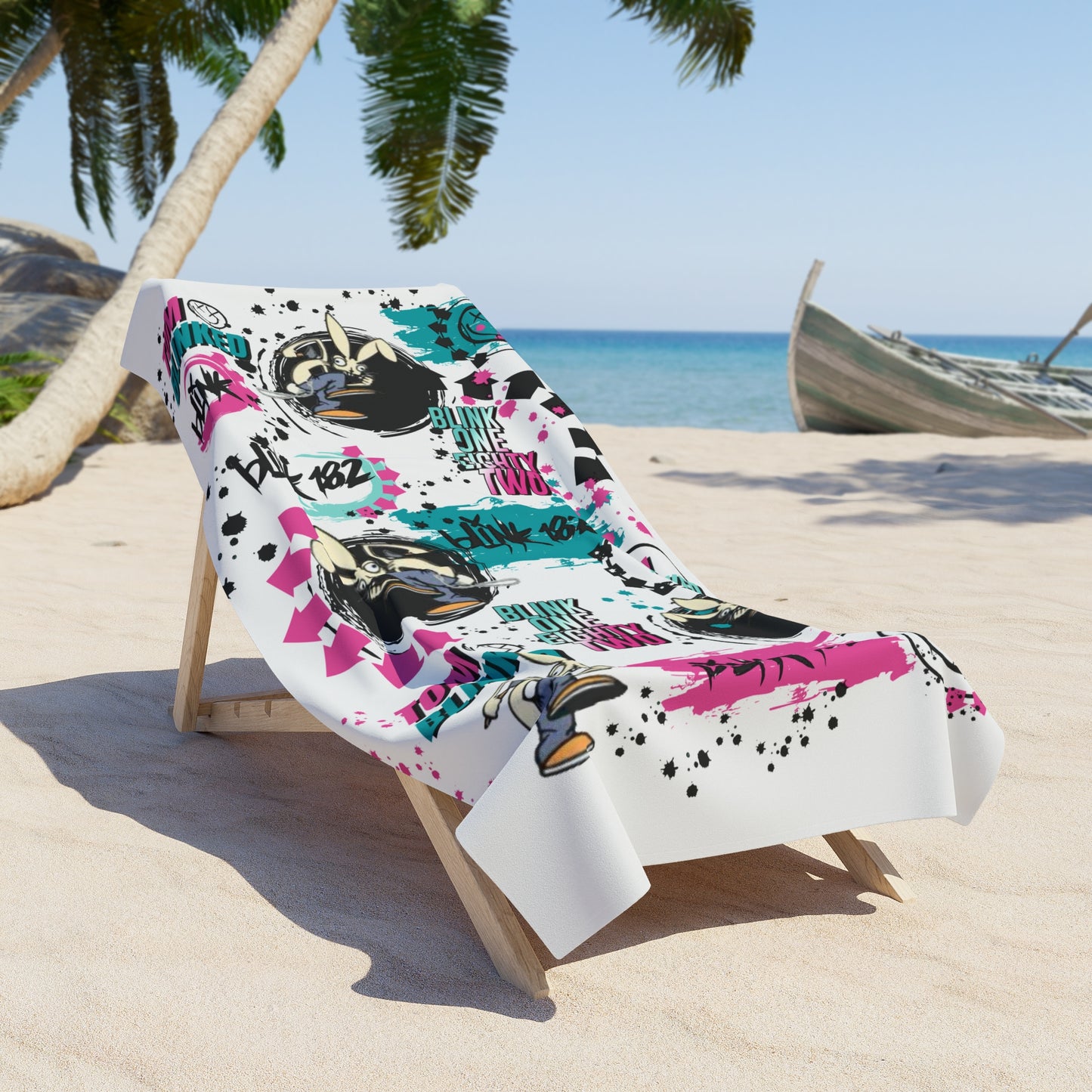 Blink 182 Beach Towel
