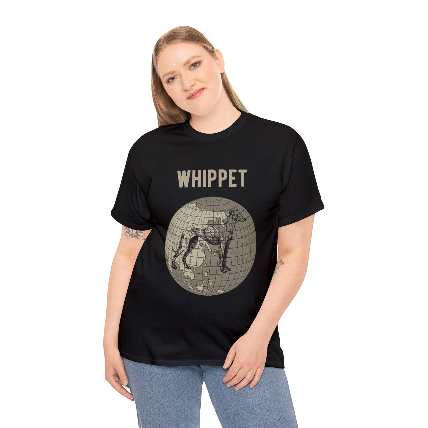 Whippet T-Shirt, World Map Tee