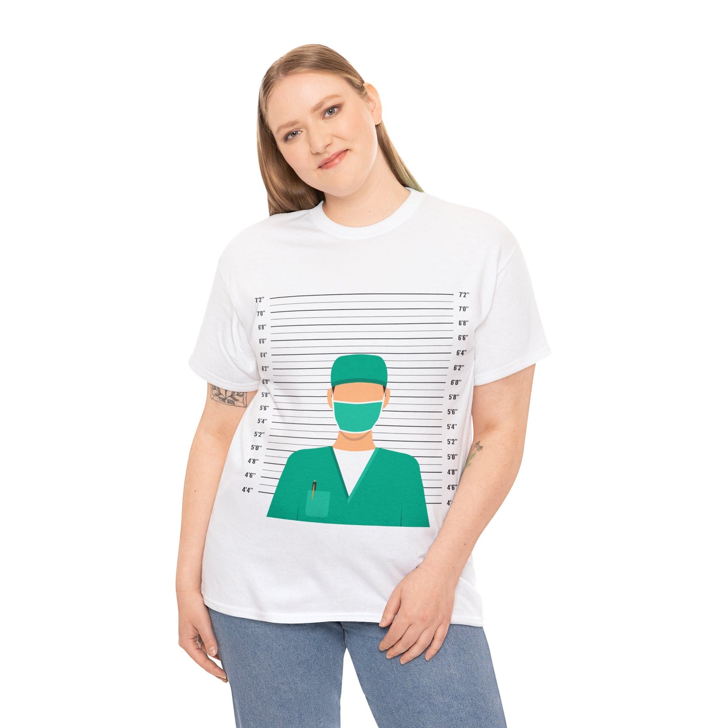 Dr. Mugshot T-Shirt, Funny Physician Tee