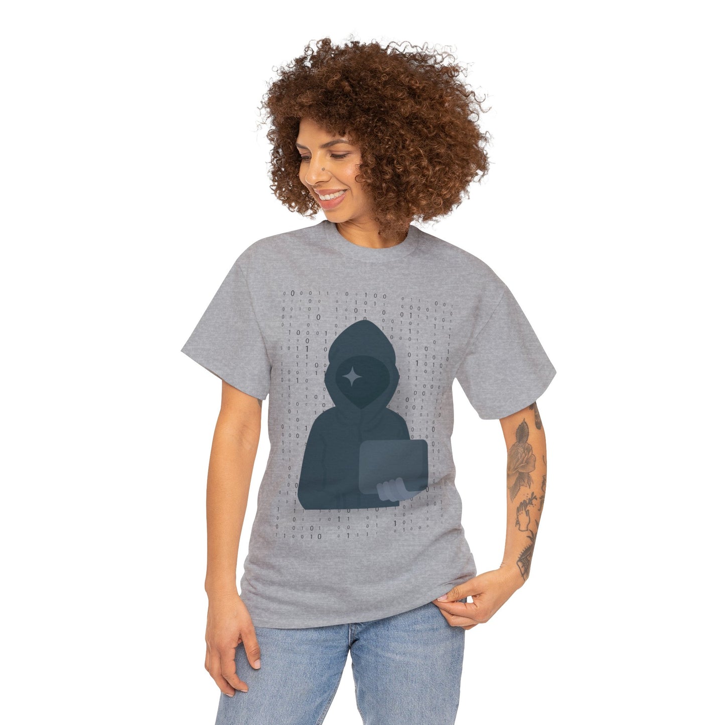 Hacker Tee! Unisex, Binary Numbers, Cyber Security Tee