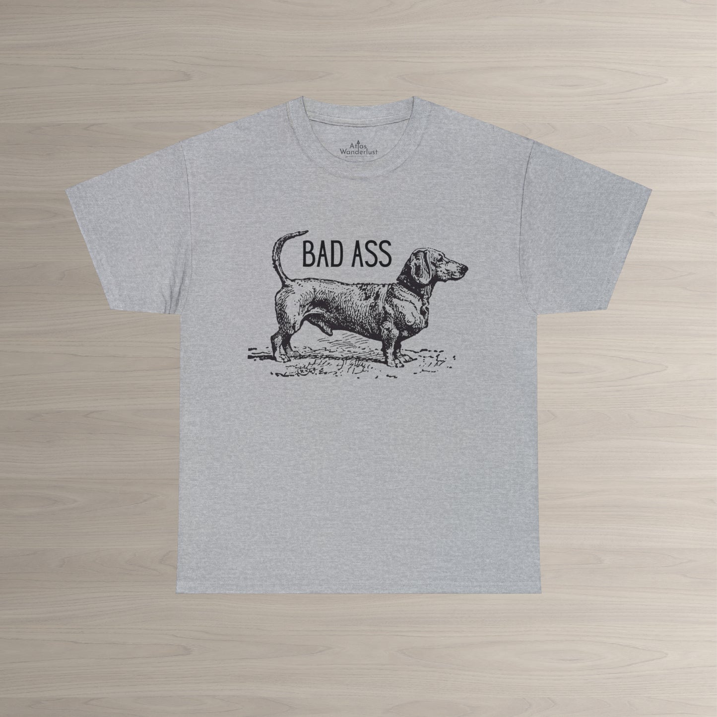 Dachshund T-Shirt Bad Ass Wiener Dog Tee