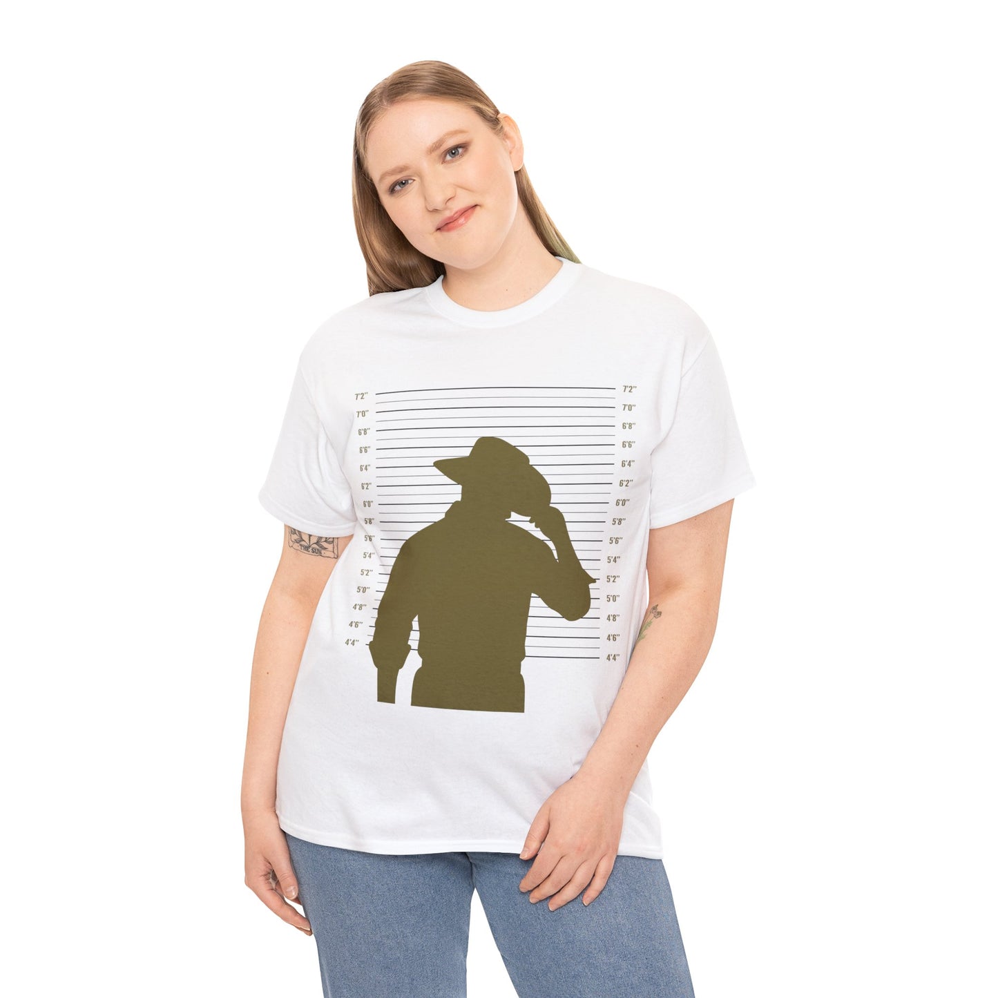 Cowboy Mugshot T-Shirt, Funny Rancher Tee
