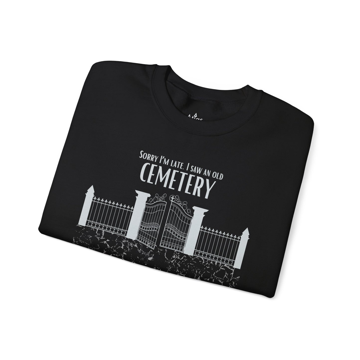 Cemetery Gate Sweatshirt Black Unisex