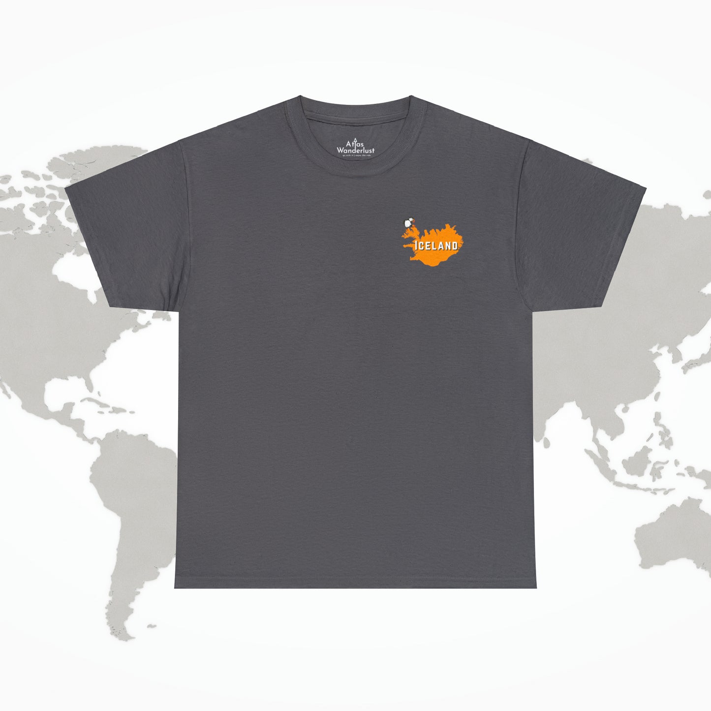 Iceland T-Shirt, 2-Sided Travel Tee Puffins Viking