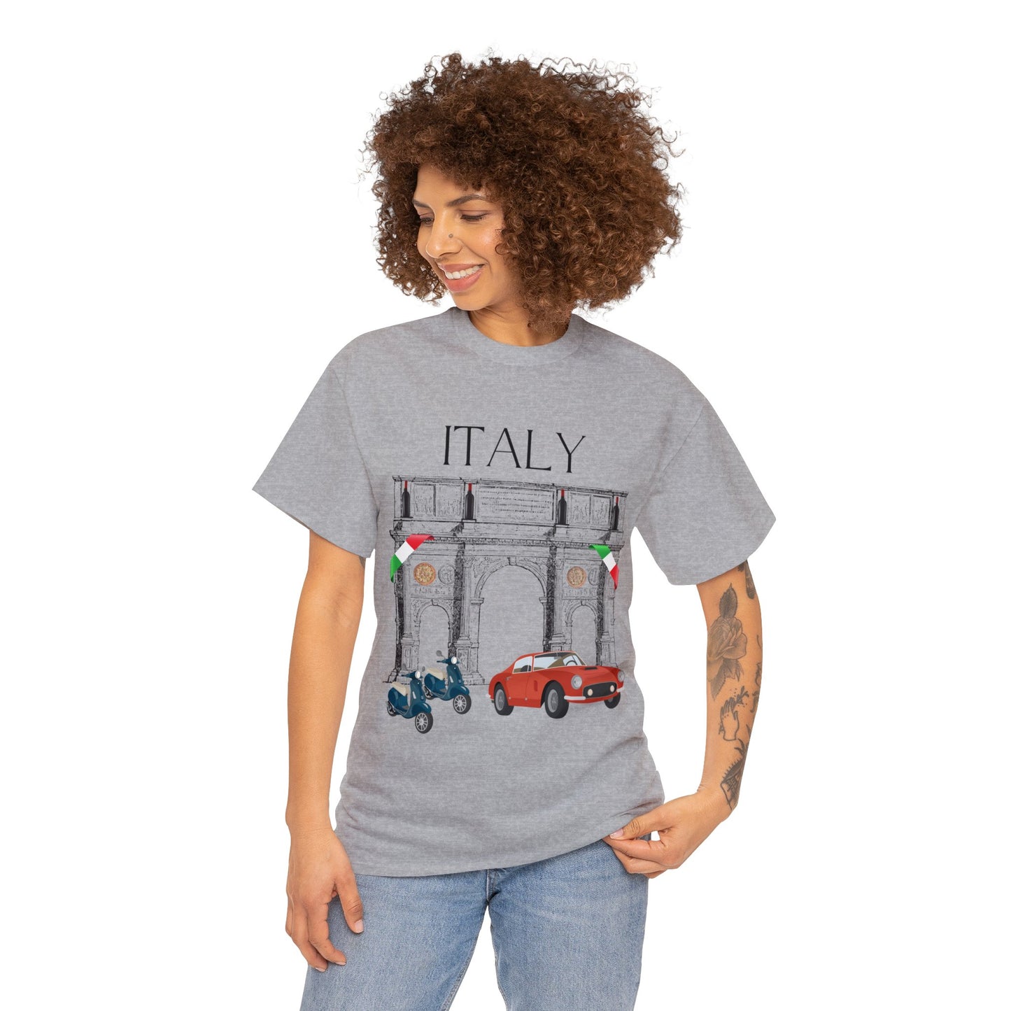 Italy T-Shirt Italian Culture Tee Italia Unisex Classic Fit