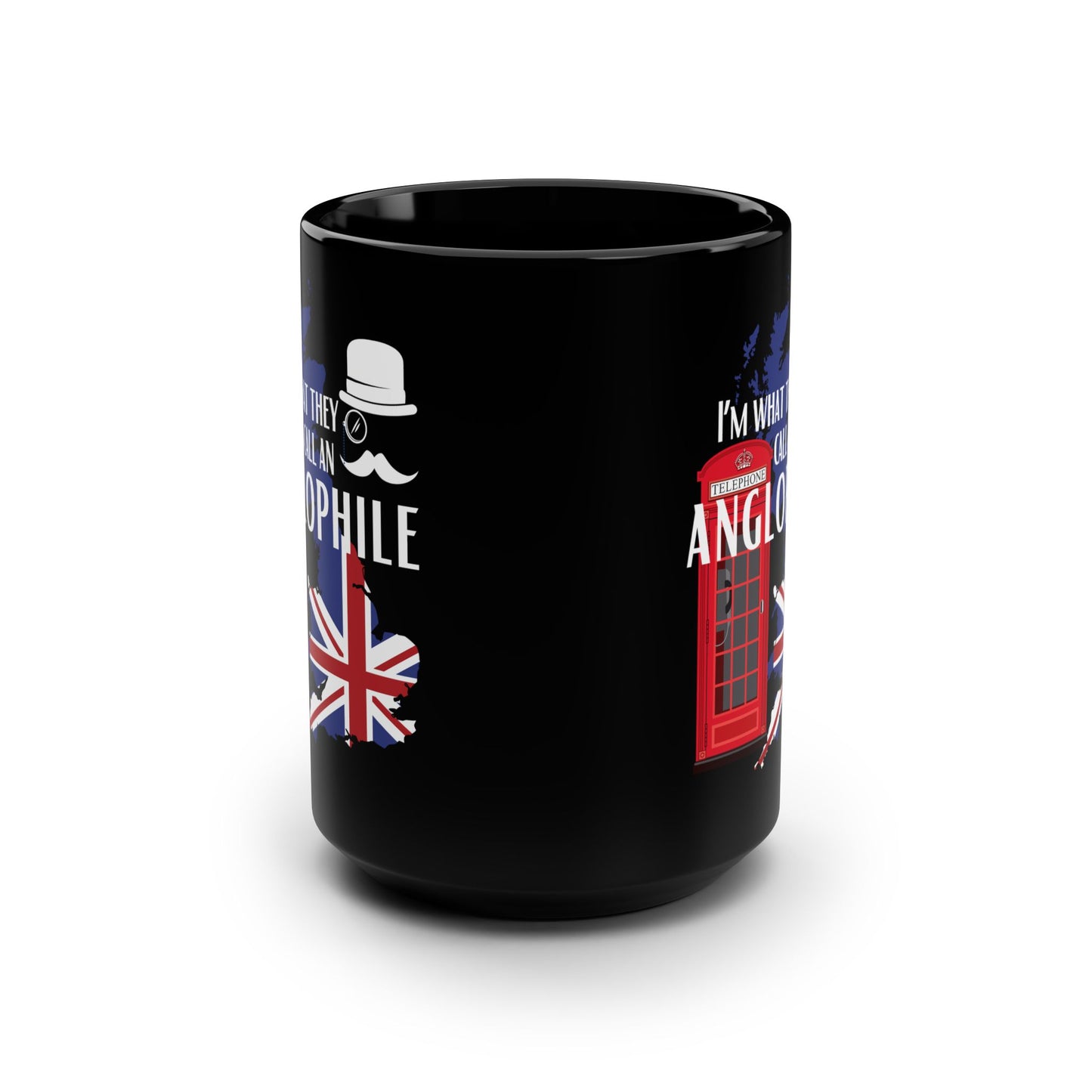 Anglophile Coffee Mug England Lovers 15 oz Ceramic Modern Original