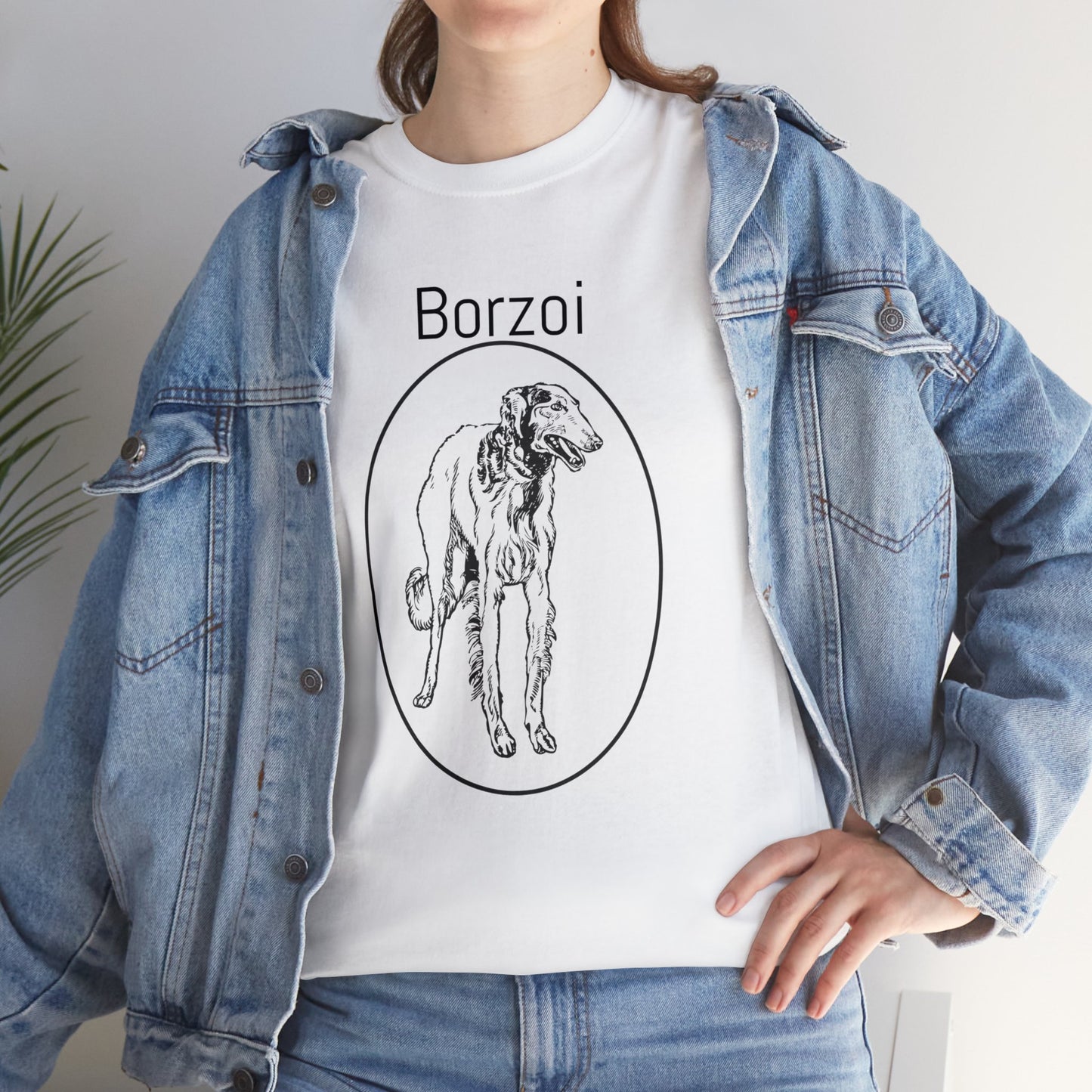Borzoi T-Shirt, European Hound Tee