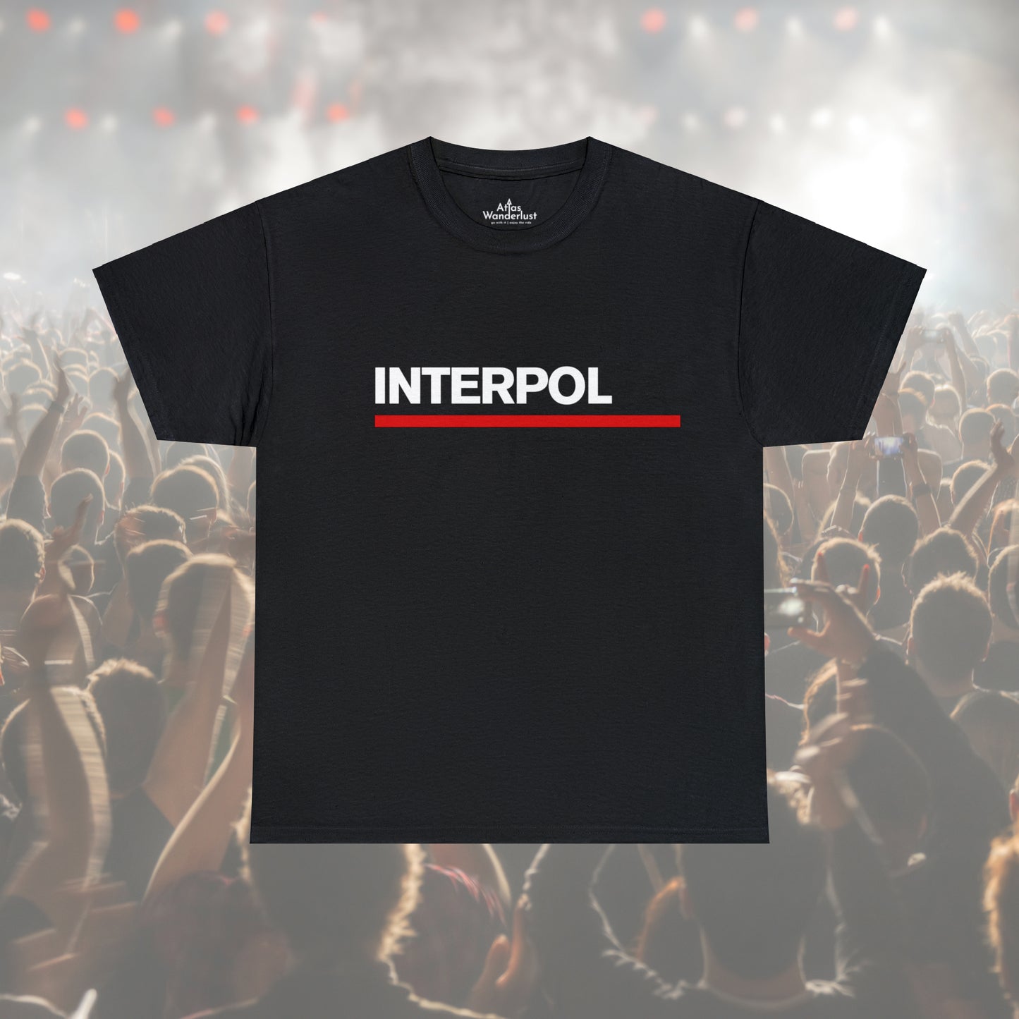 Interpol Tee Logo Unisex Classic Fit