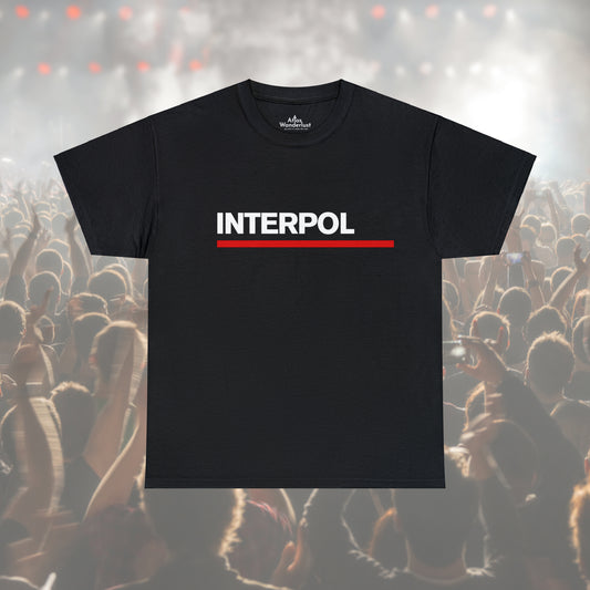 Interpol Tee Logo Unisex Classic Fit