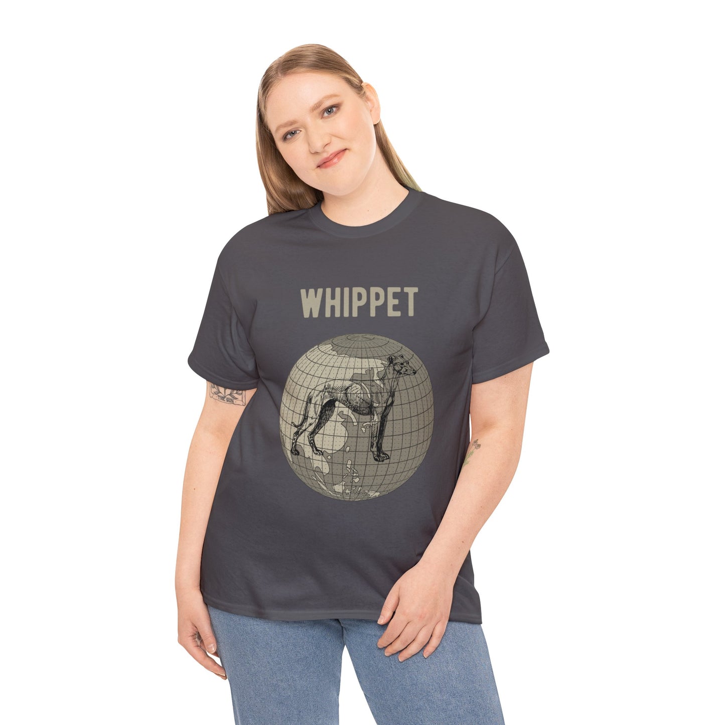Whippet T-Shirt, World Map Tee