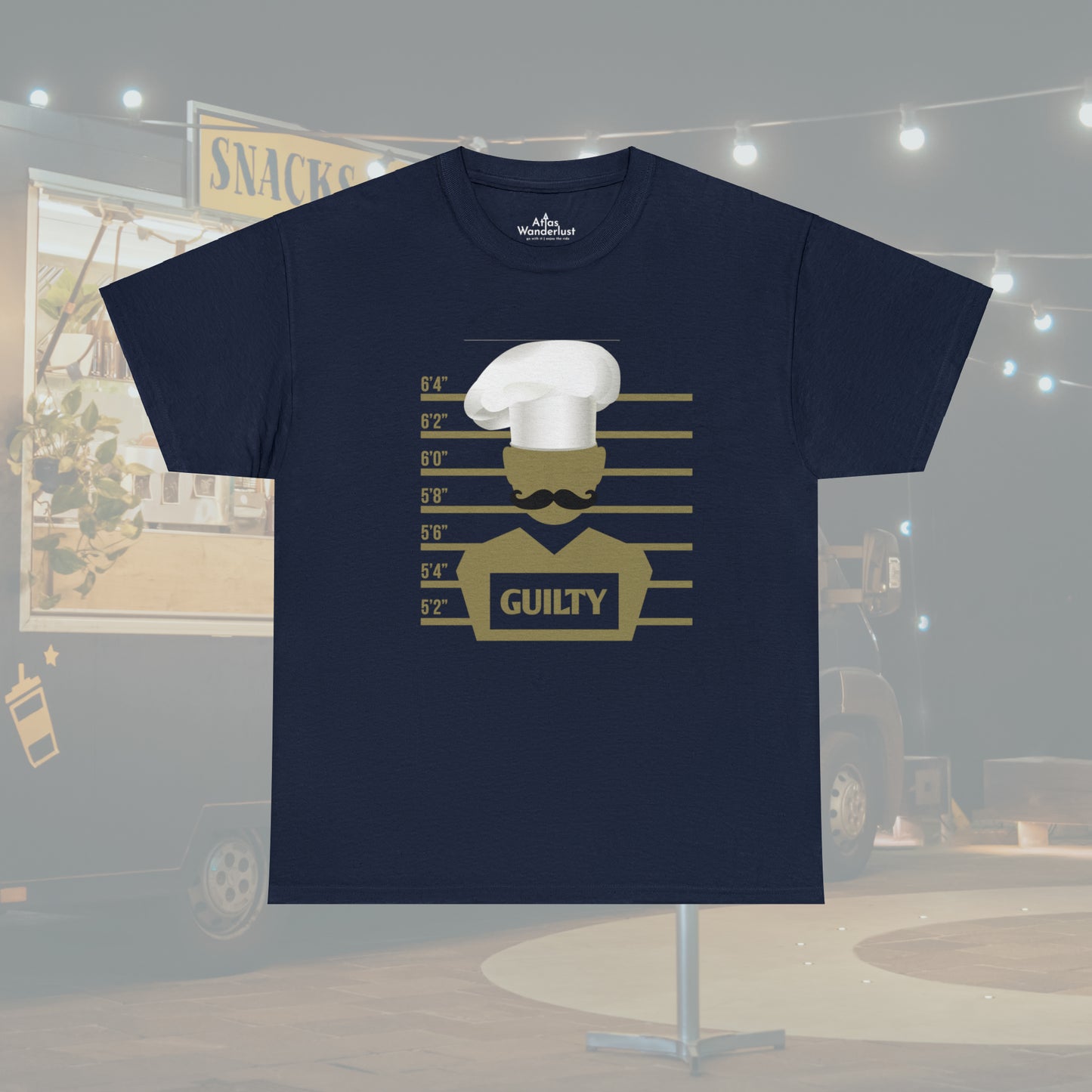 Chef Mugshot T-Shirt, Killer Cook Tee