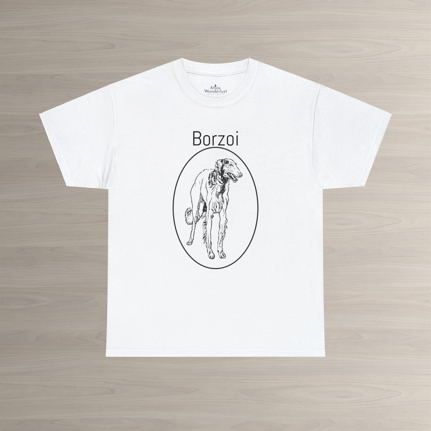 Borzoi T-Shirt, European Hound Tee