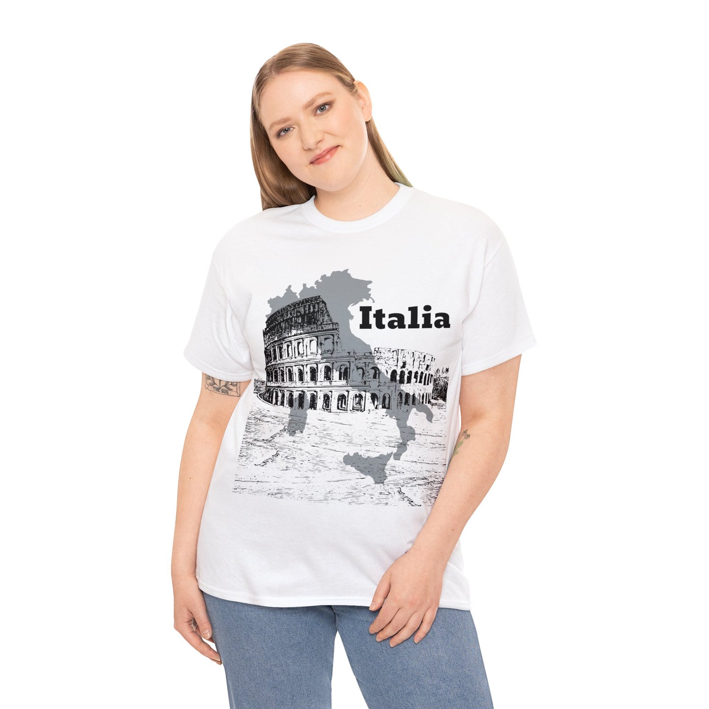 Italia Colosseum T-Shirt, Italian Architecture Tee