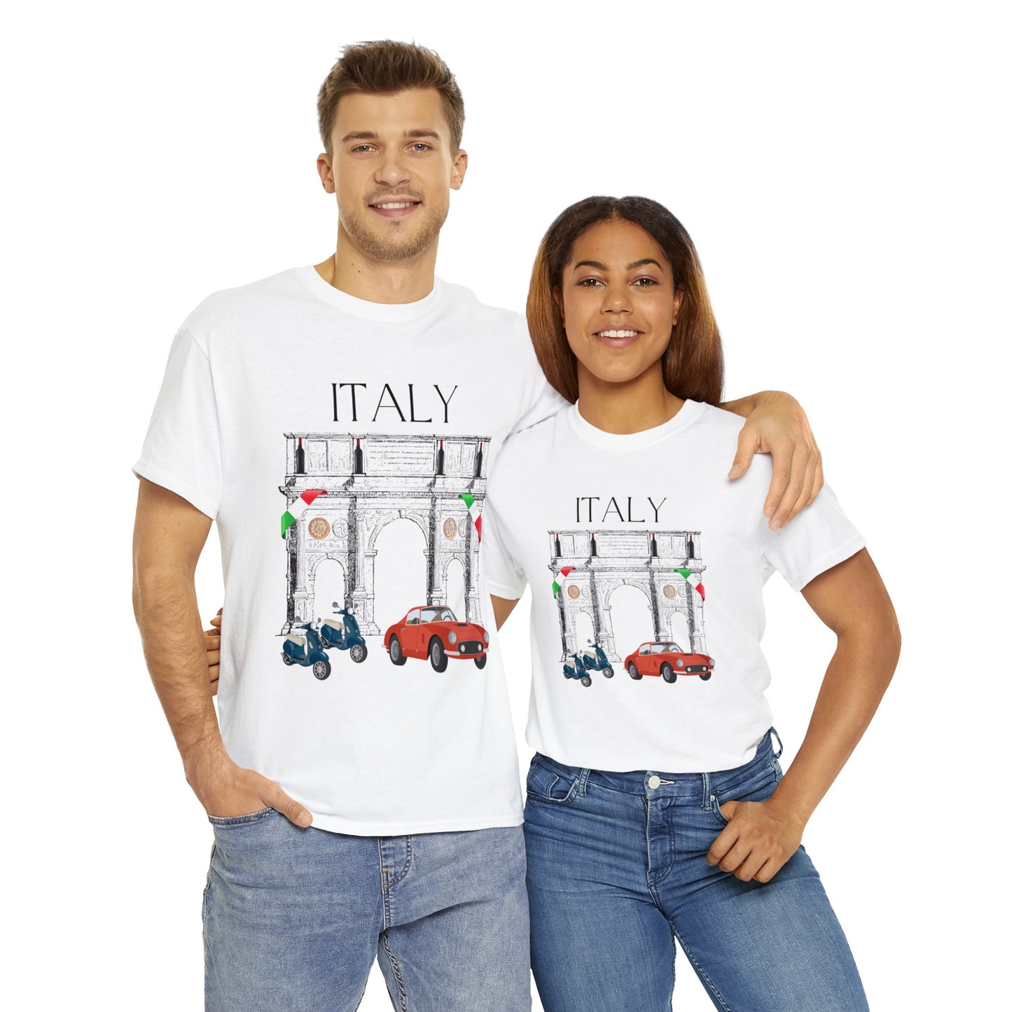 Italy T-Shirt Italian Culture Tee Italia Unisex Classic Fit