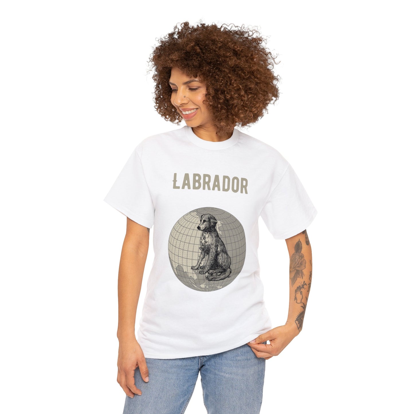 Labrador RetrieverT-Shirt, Old-World Map Tee