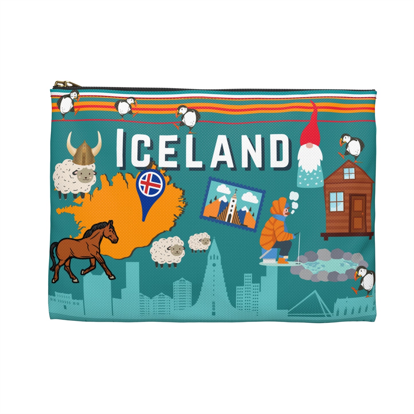 Iceland Accessory Pouch, Reykjavik Bag