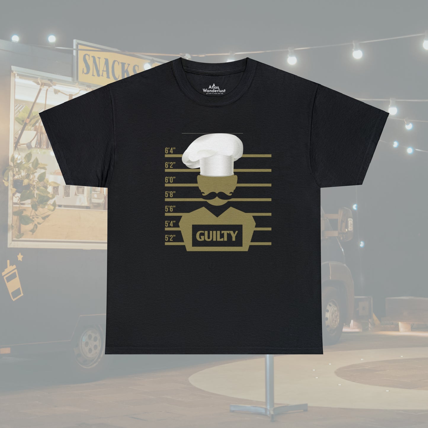 Chef Mugshot T-Shirt, Killer Cook Tee