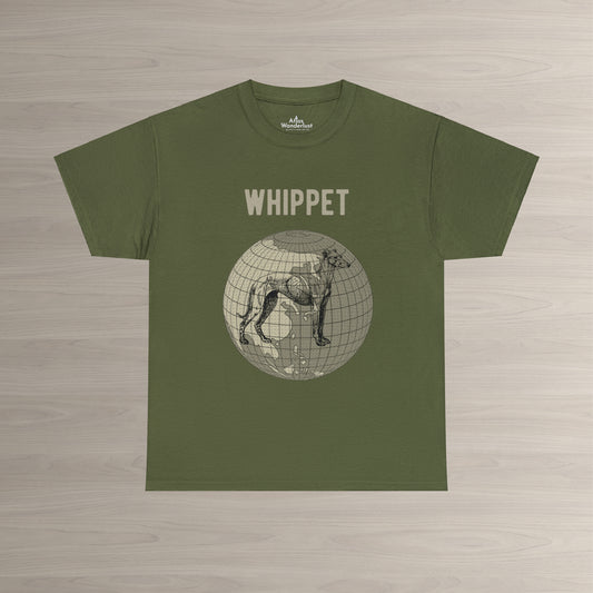 Whippet T-Shirt, World Map Tee