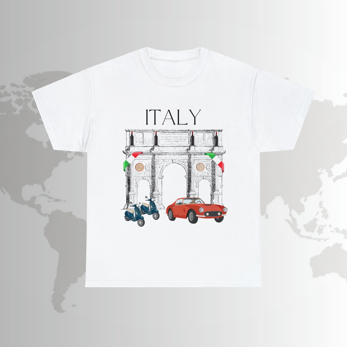 Italy T-Shirt Italian Culture Tee Italia Unisex Classic Fit