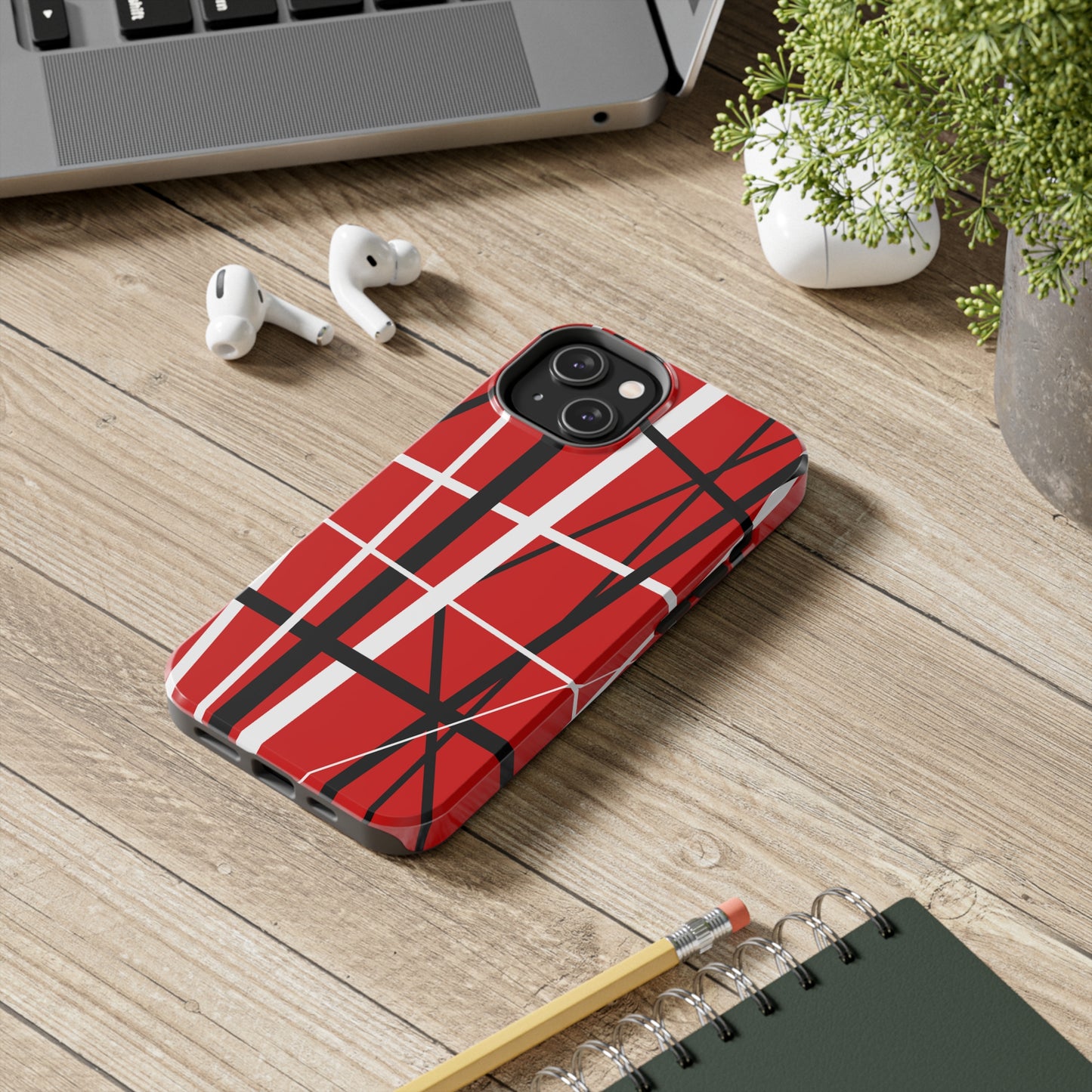 Van Stripes iPhone Case, Running with the Devil