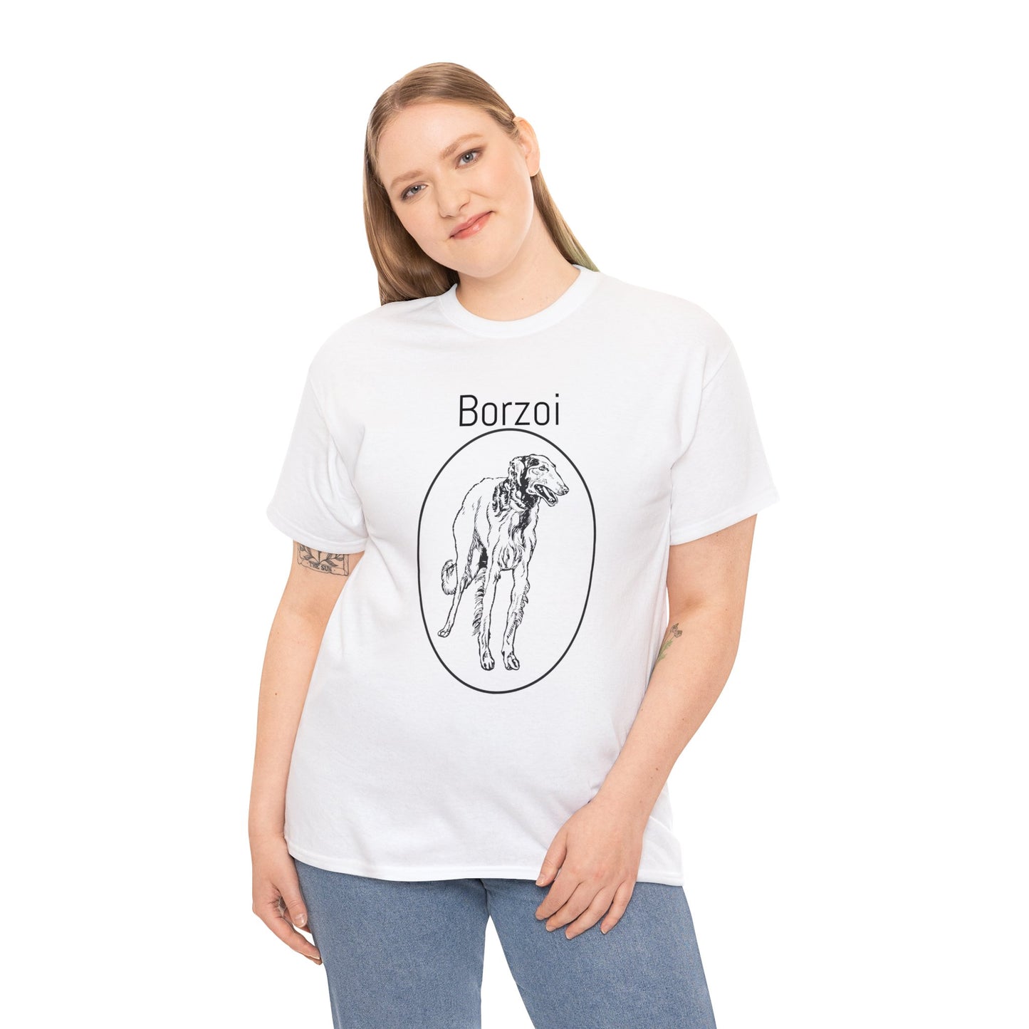 Borzoi T-Shirt, European Hound Tee
