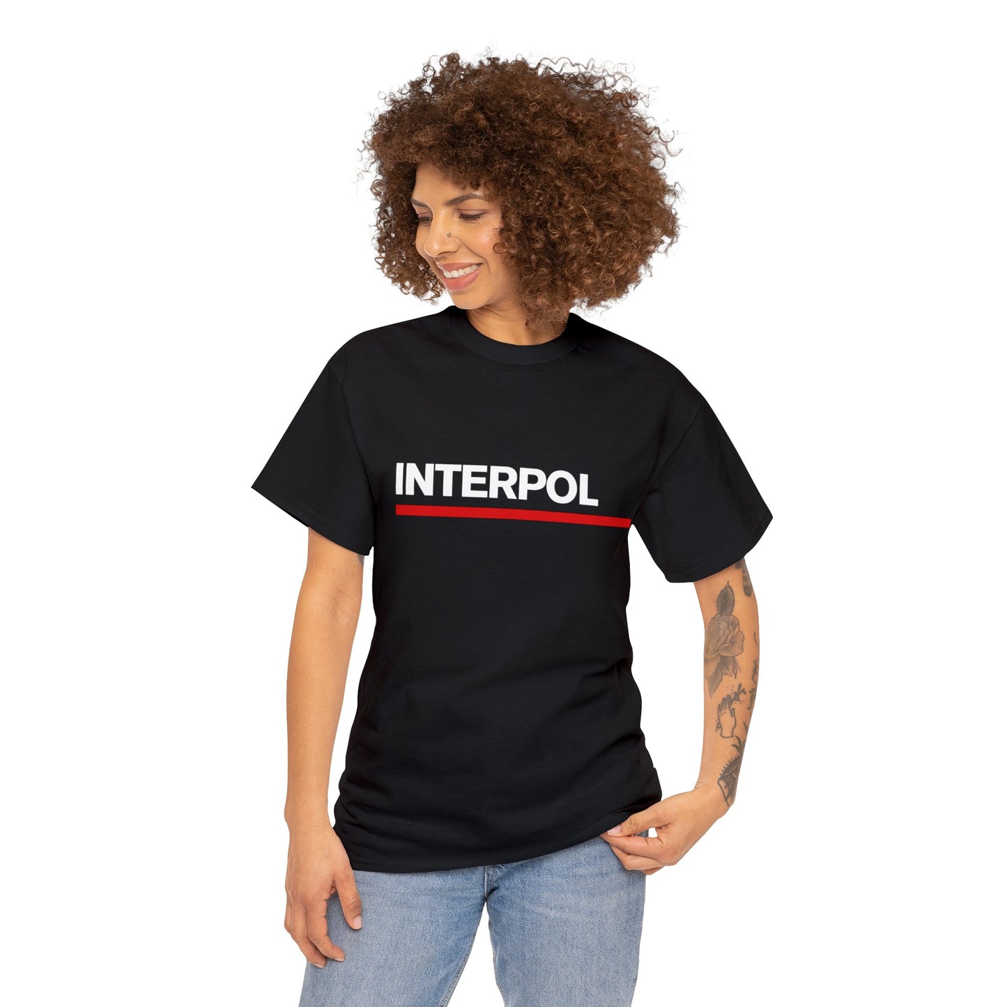 Interpol Tee Logo Unisex Classic Fit