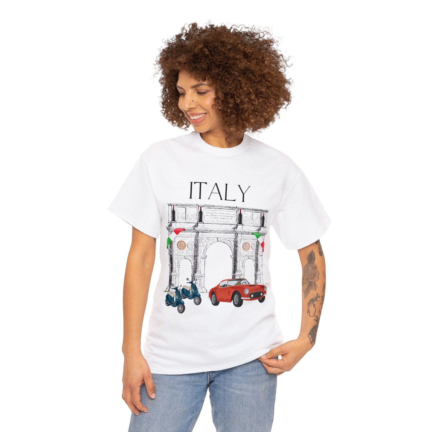 Italy T-Shirt Italian Culture Tee Italia Unisex Classic Fit