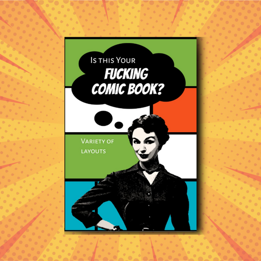 Comic Book, Blank Retro