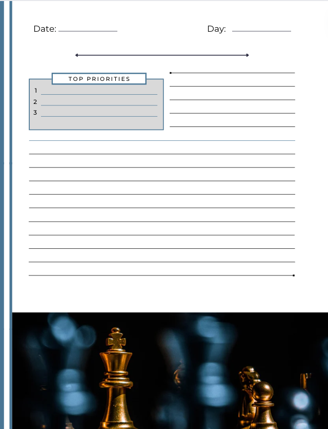 Journal of a Thinker: Strategic / Observant / Inquisitive