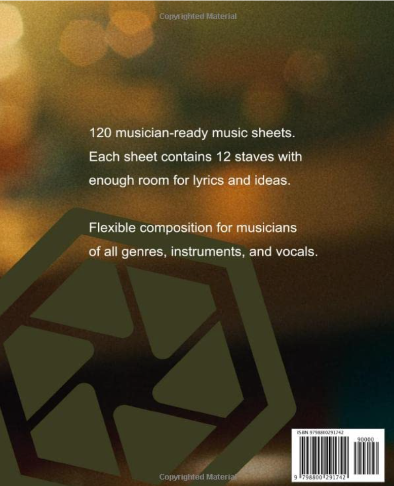 Blank Sheet Music Microphone