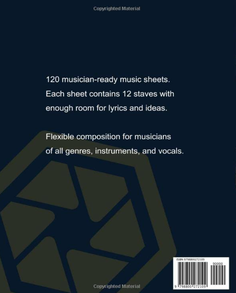 Blank Sheet Music Piano