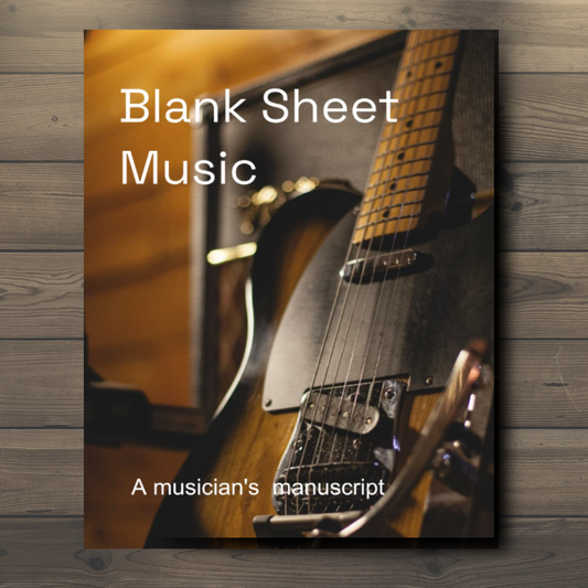 Blank Sheet Music Guitar