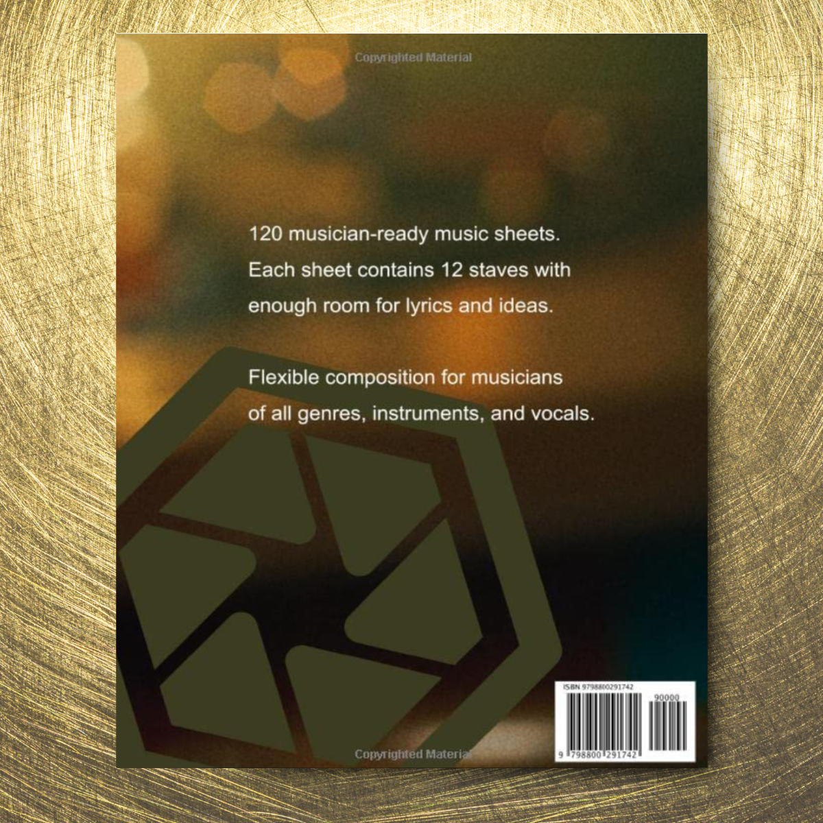 Blank Sheet Music Microphone