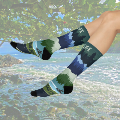 Outdoor Life Socks Lakeside Van Unisex Adult Stretchy Mid Calf Original
